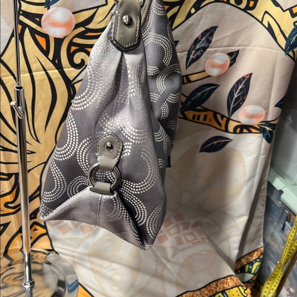 Coach Ashley Dotted Op Art Convertible Hobo Bag - F20031 - Picture 3 of 13